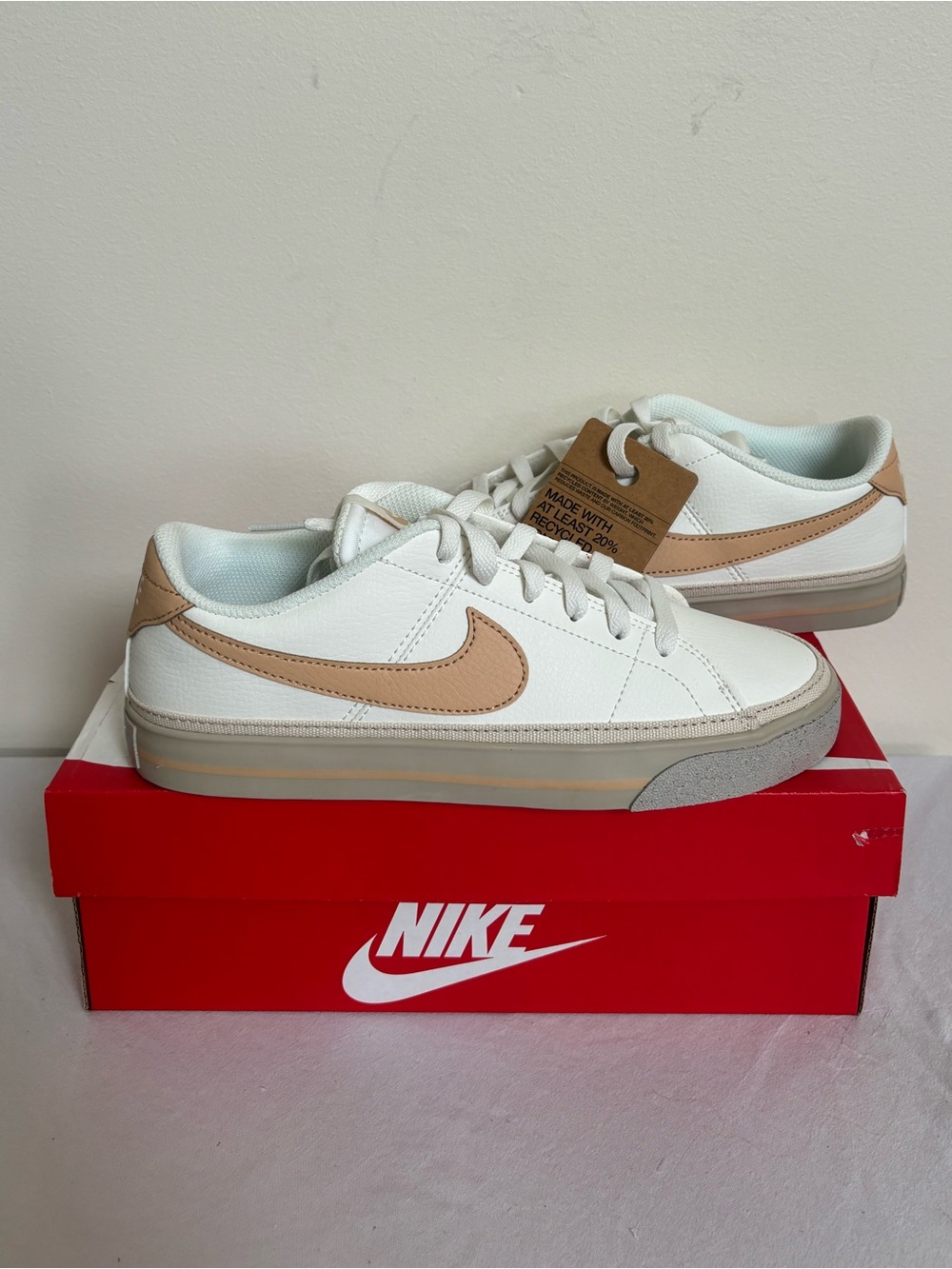 Nike Court Legacy Next Nature Leather Sneakers Low Top Sz 7.5 Womens NWB